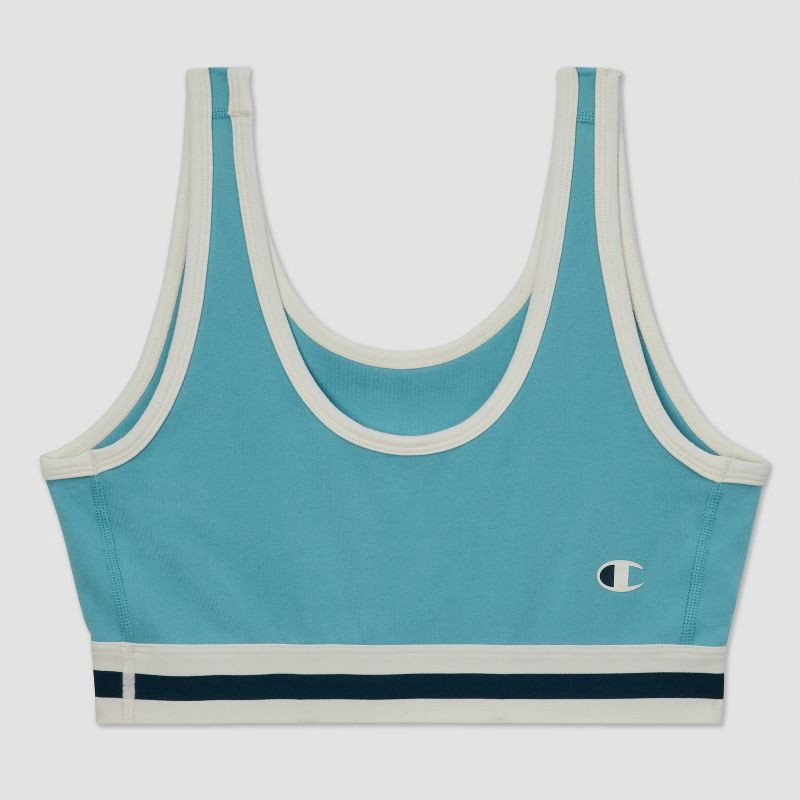 slide 5 of 7, Champion Women's Bra Top - Teal Blue S, 1 ct