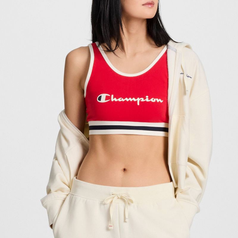 slide 4 of 7, Champion Women's Bra Top - Red XXL, 1 ct