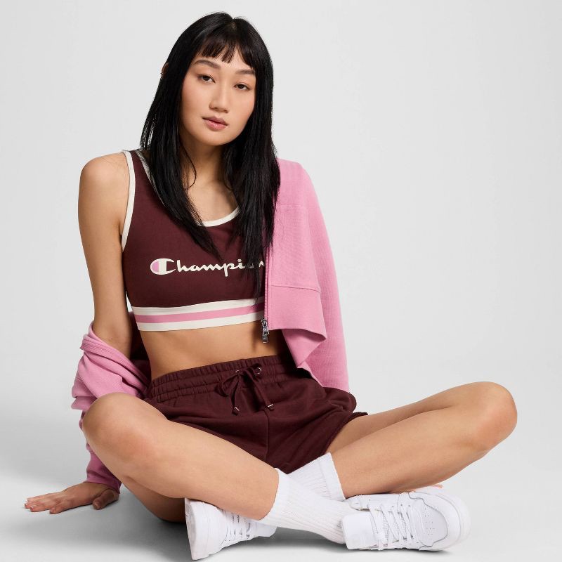 slide 4 of 7, Champion Women's Bra Top - Maroon XS, 1 ct