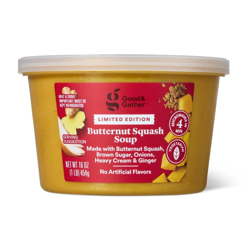 slide 3 of 5, Butternut Squash Soup - 16oz - Good & Gather™, 16 oz