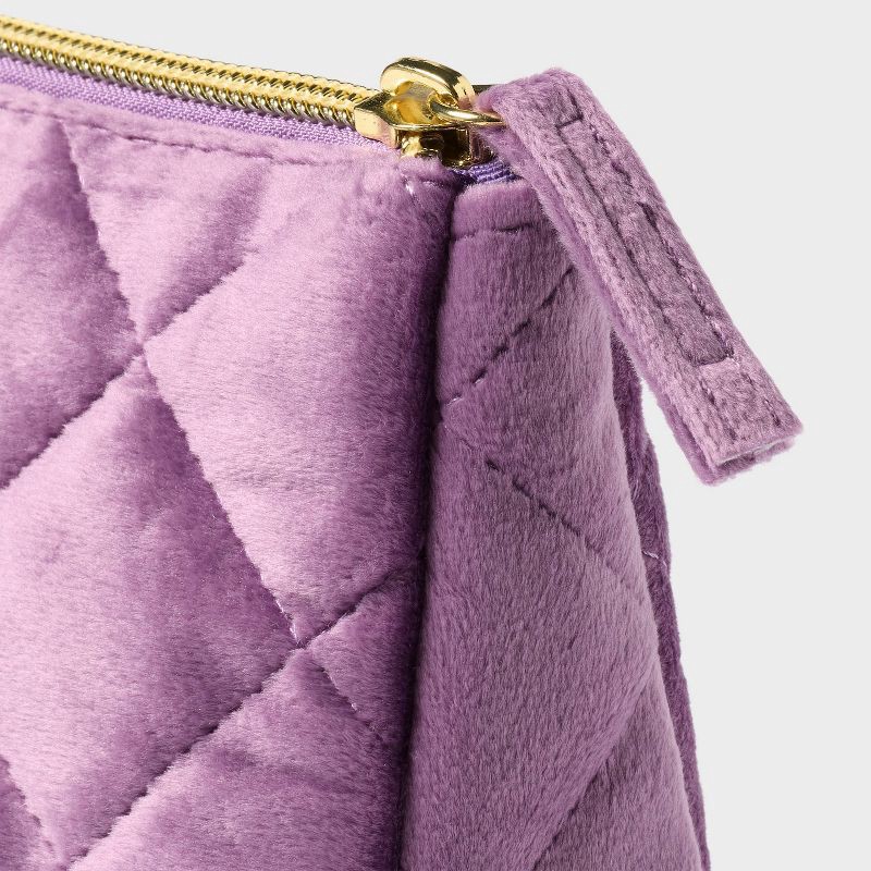 slide 3 of 3, Quilted Pouch Purple Gifting - Spritz™, 1 ct