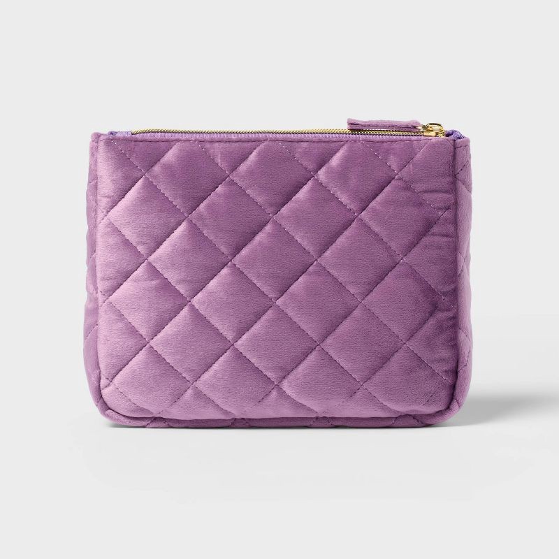 slide 1 of 3, Quilted Pouch Purple Gifting - Spritz™, 1 ct
