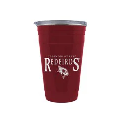 NCAA Illinois State Redbirds Tailgater Tumbler - 22oz: Stainless Steel, Acrylic Lid