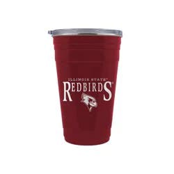 NCAA Illinois State Redbirds Tailgater Tumbler - 22oz: Stainless Steel, Acrylic Lid