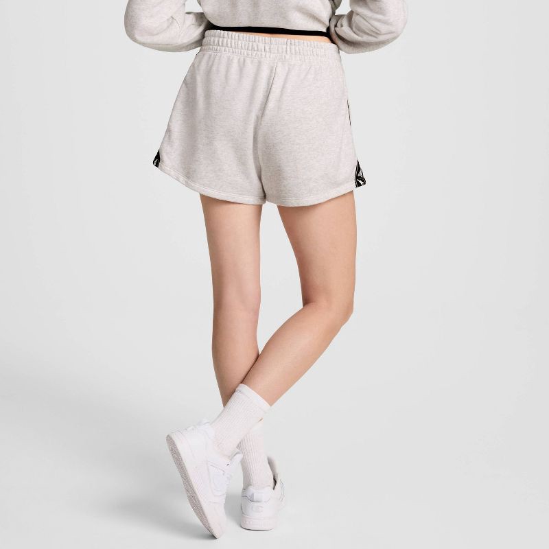 slide 2 of 5, Champion Women's Mid-Rise French Terry Pull-On Shorts - Heather Gray M, 1 ct