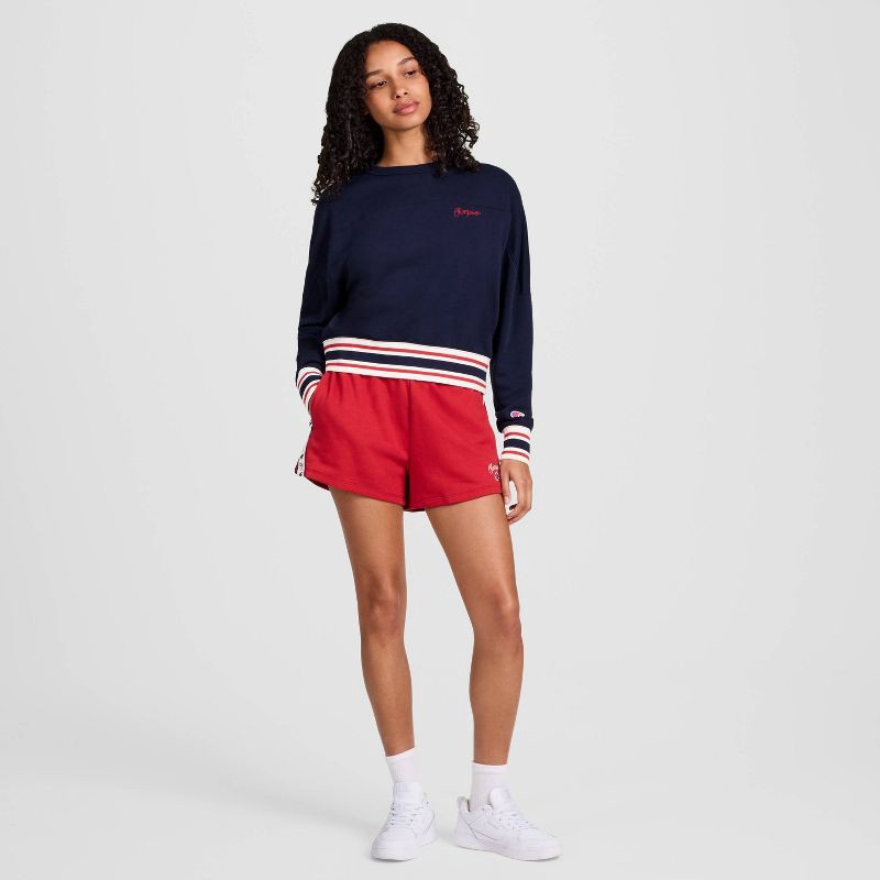 slide 4 of 4, Champion Women's French Terry Sweatshirt - Navy M, 1 ct