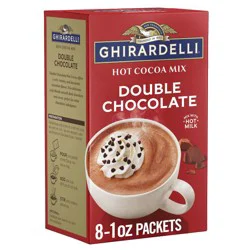 Ghirardelli Double Chocolate Hot Cocoa Mix - 8oz/8ct