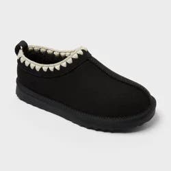 Kid's Nola Faux Suede Clog Slippers - Cat & Jack™ Black 3