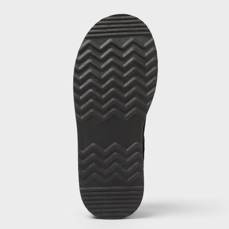 slide 4 of 4, Women's Kaya Genuine Suede Clog Slippers - Auden™ Black 7, 1 ct