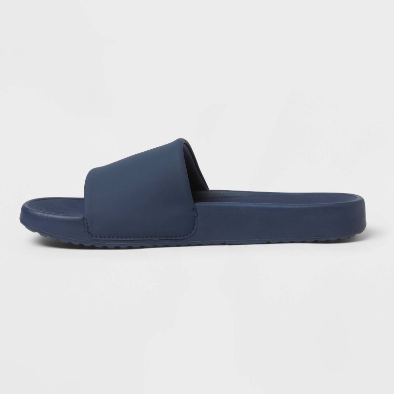 slide 4 of 4, Men's Trey Sport Slides - All In Motion™ Navy Blue 11, 1 ct