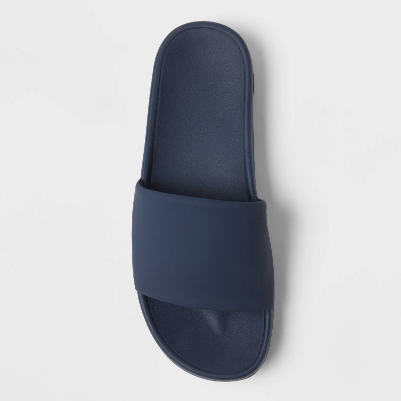 slide 3 of 4, Men's Trey Sport Slides - All In Motion™ Navy Blue 12, 1 ct