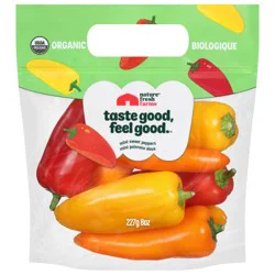 Nature Fresh Farms Organic Mini Sweet Peppers 8 oz