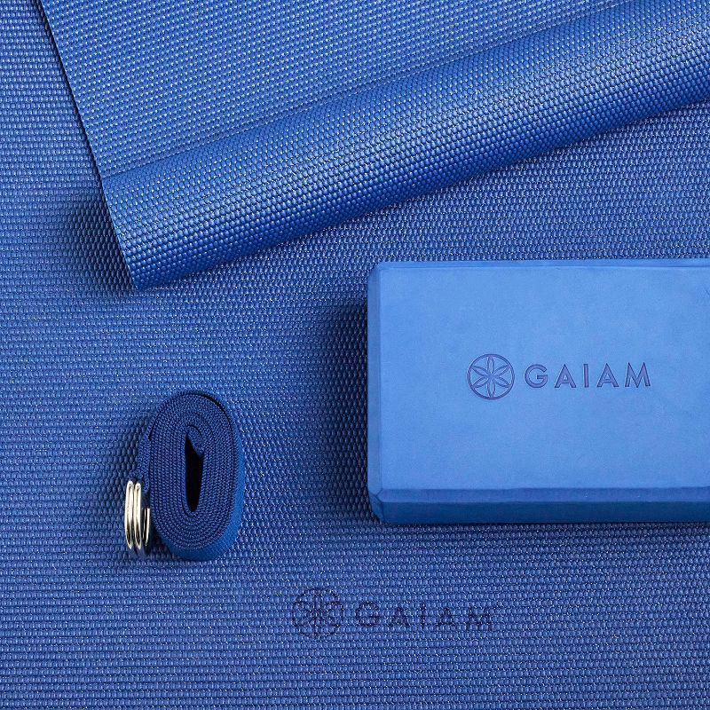 slide 2 of 8, Gaiam Studio Select Beginners Yoga Block Kit - Blue, 1 ct