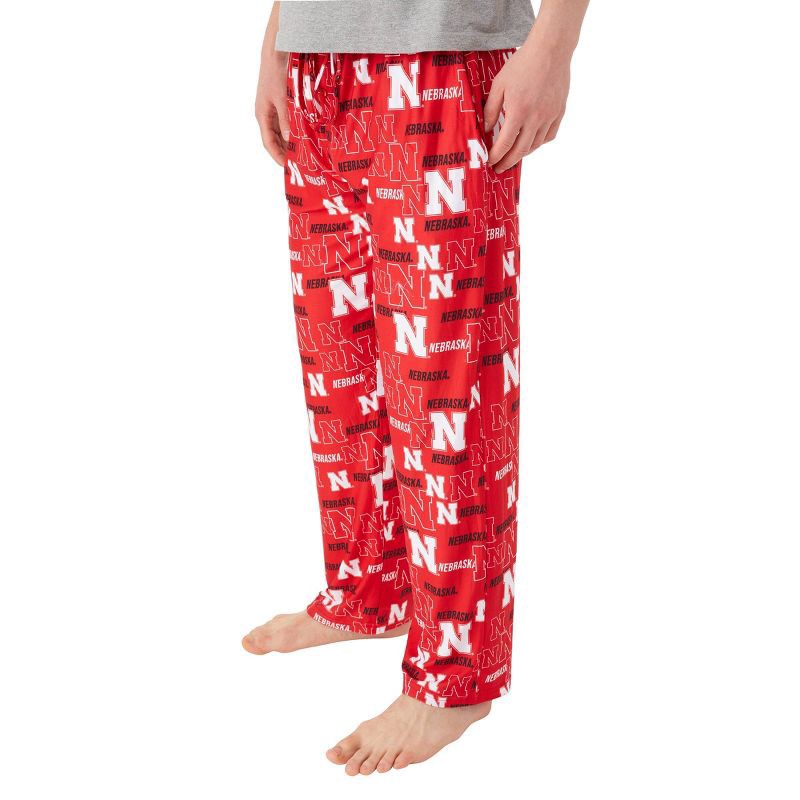 slide 3 of 3, NCAA Nebraska Cornhuskers Men's Lounge Pajama Pant - S, 1 ct
