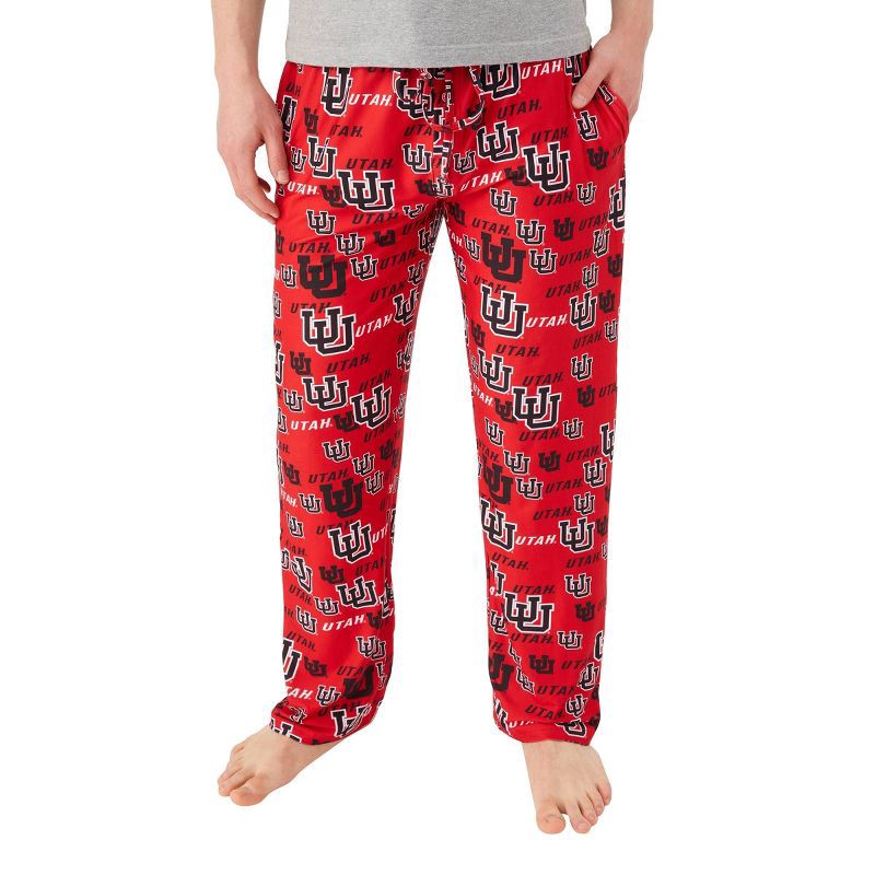 slide 1 of 3, NCAA Utah Utes Men's Lounge Pajama Pant - M, 1 ct