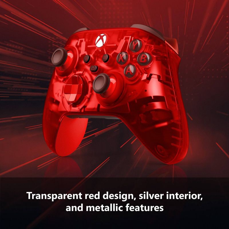 slide 2 of 7, Microsoft Xbox Wireless Controller Pulse Cipher Special Edition - Red, 1 ct