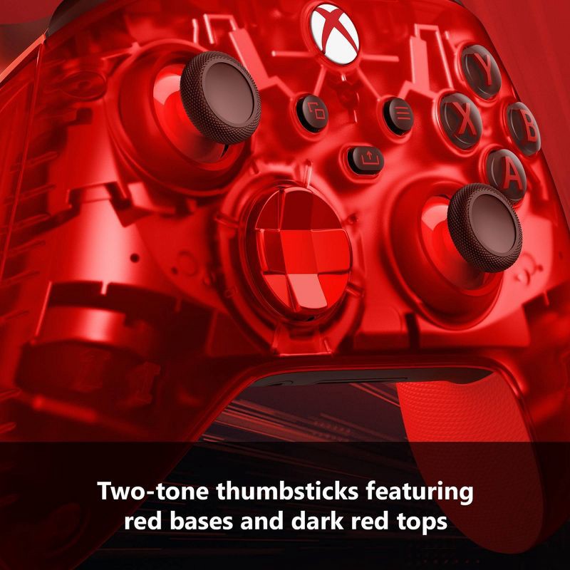 slide 4 of 7, Microsoft Xbox Wireless Controller Pulse Cipher Special Edition - Red, 1 ct