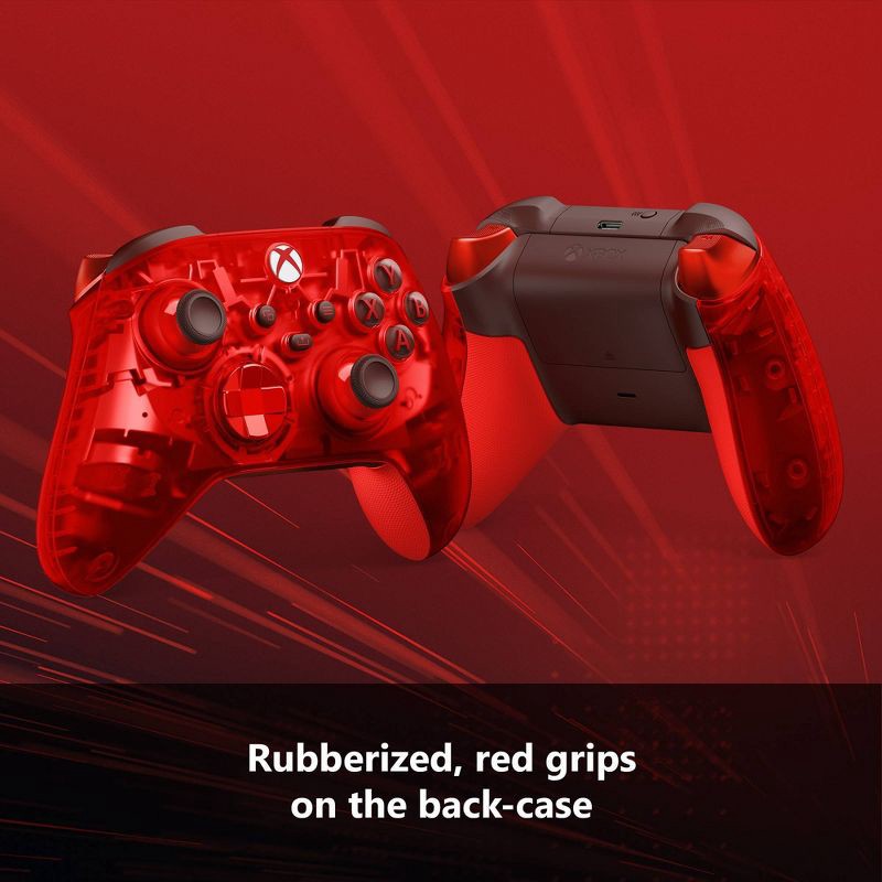 slide 5 of 7, Microsoft Xbox Wireless Controller Pulse Cipher Special Edition - Red, 1 ct