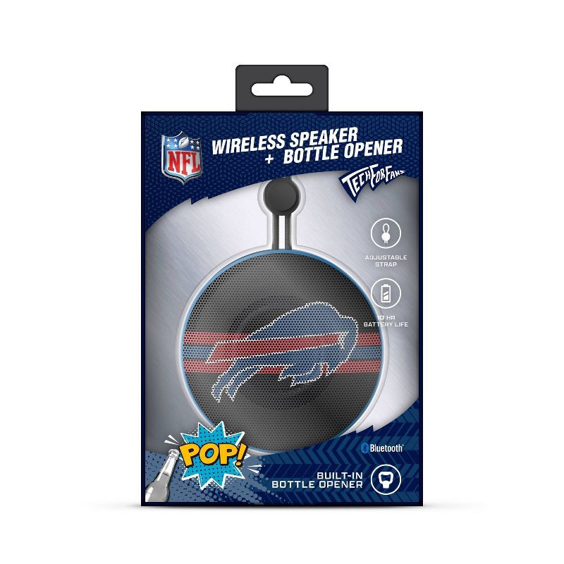 slide 4 of 5, NFL Buffalo Bills Bottle Opener Wireless Speaker, 1 ct