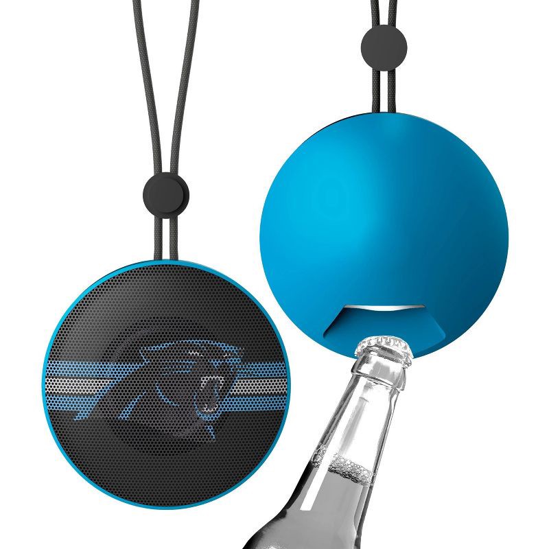 slide 3 of 5, NFL Carolina Panthers Bottle Opener Wireless Speaker, 1 ct