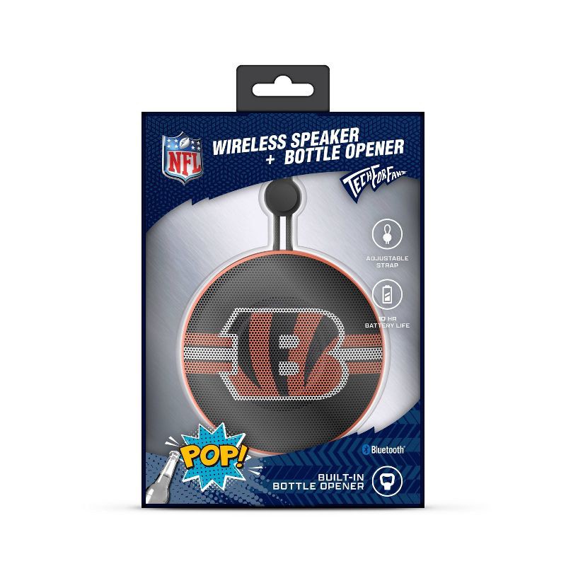 slide 4 of 5, NFL Cincinnati Bengals Bottle Opener Wireless Speaker, 1 ct
