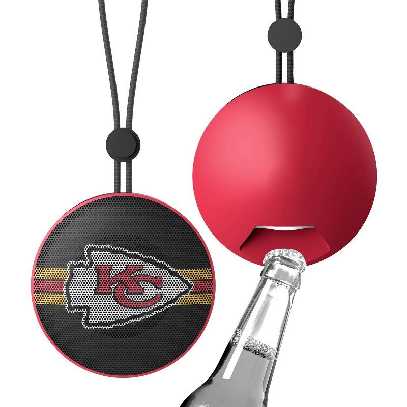 slide 3 of 5, NFL Kansas City Chiefs Bottle Opener Wireless Speaker, 1 ct