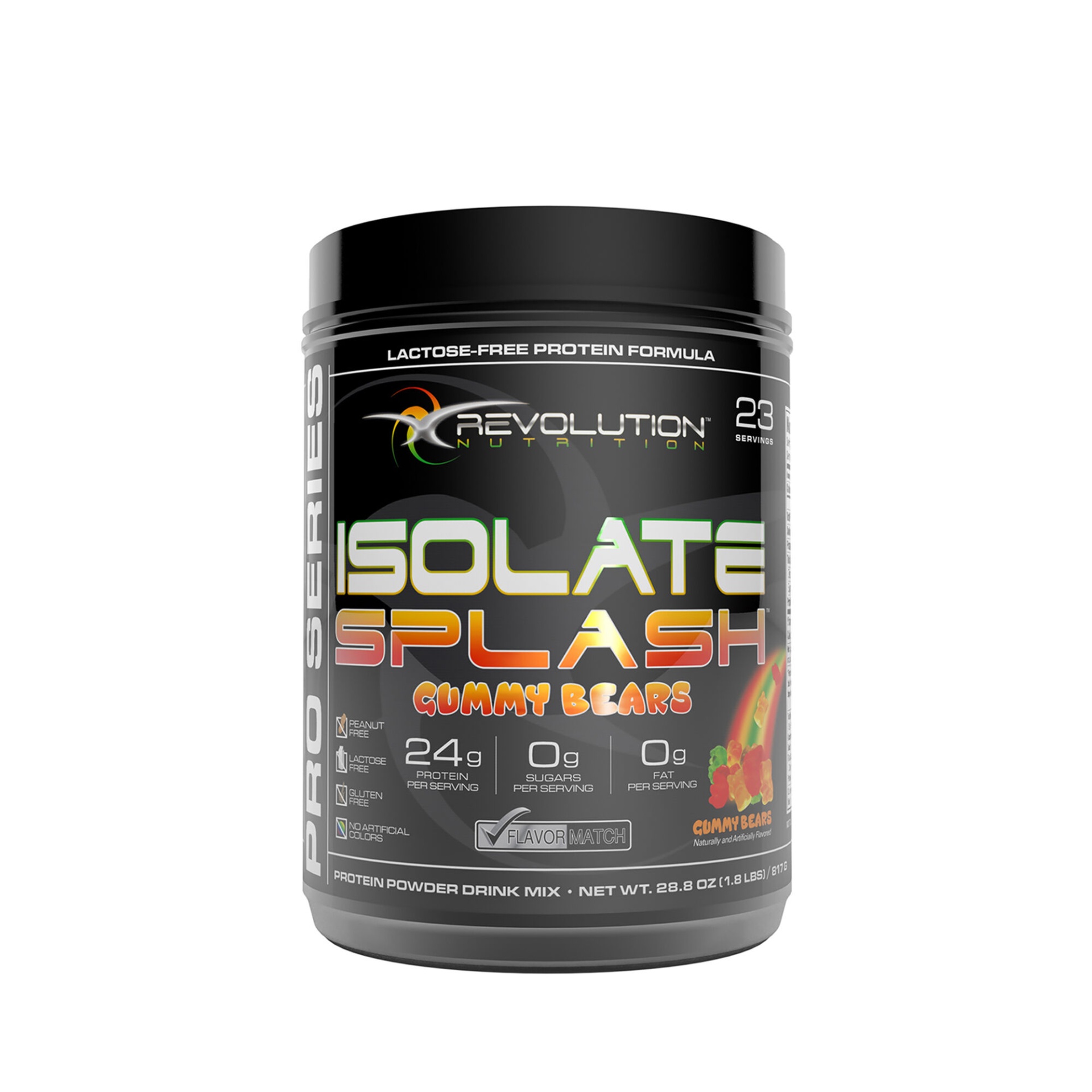 slide 1 of 1, Revolution Nutrition Isolate Splash - Gummy Bears, 2 lb