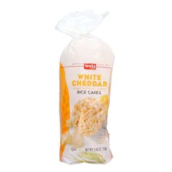 Weis Quality White Cheddar Rice Cakes - 5.46 oz