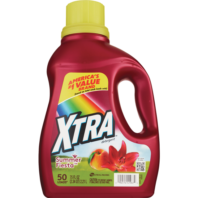 Xtra Liquid Laundry Detergent Summer Fiesta (50 Loads) 67.5 oz Shipt