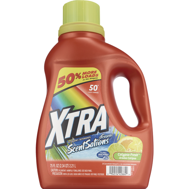 Xtra Liquid Laundry Detergent Calypso Fresh 67.5 Oz 