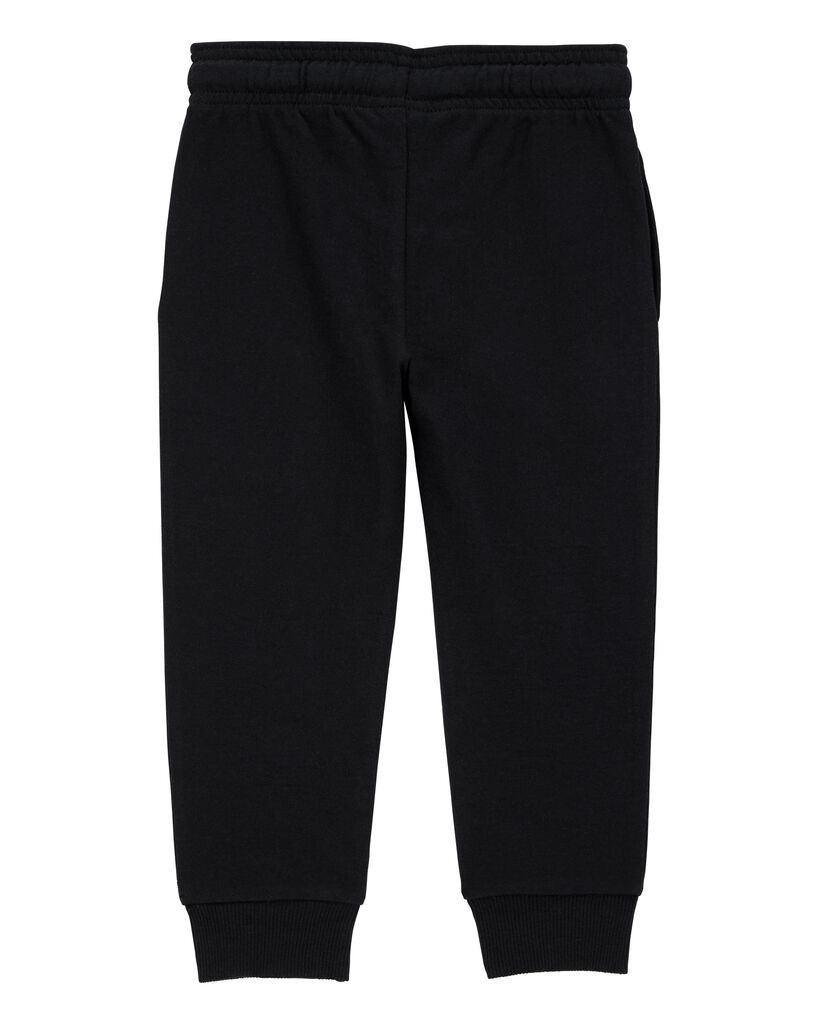 slide 3 of 3, Carter's Toddler Pull-On Drawstring Joggers - Black Black 5T, 1 ct