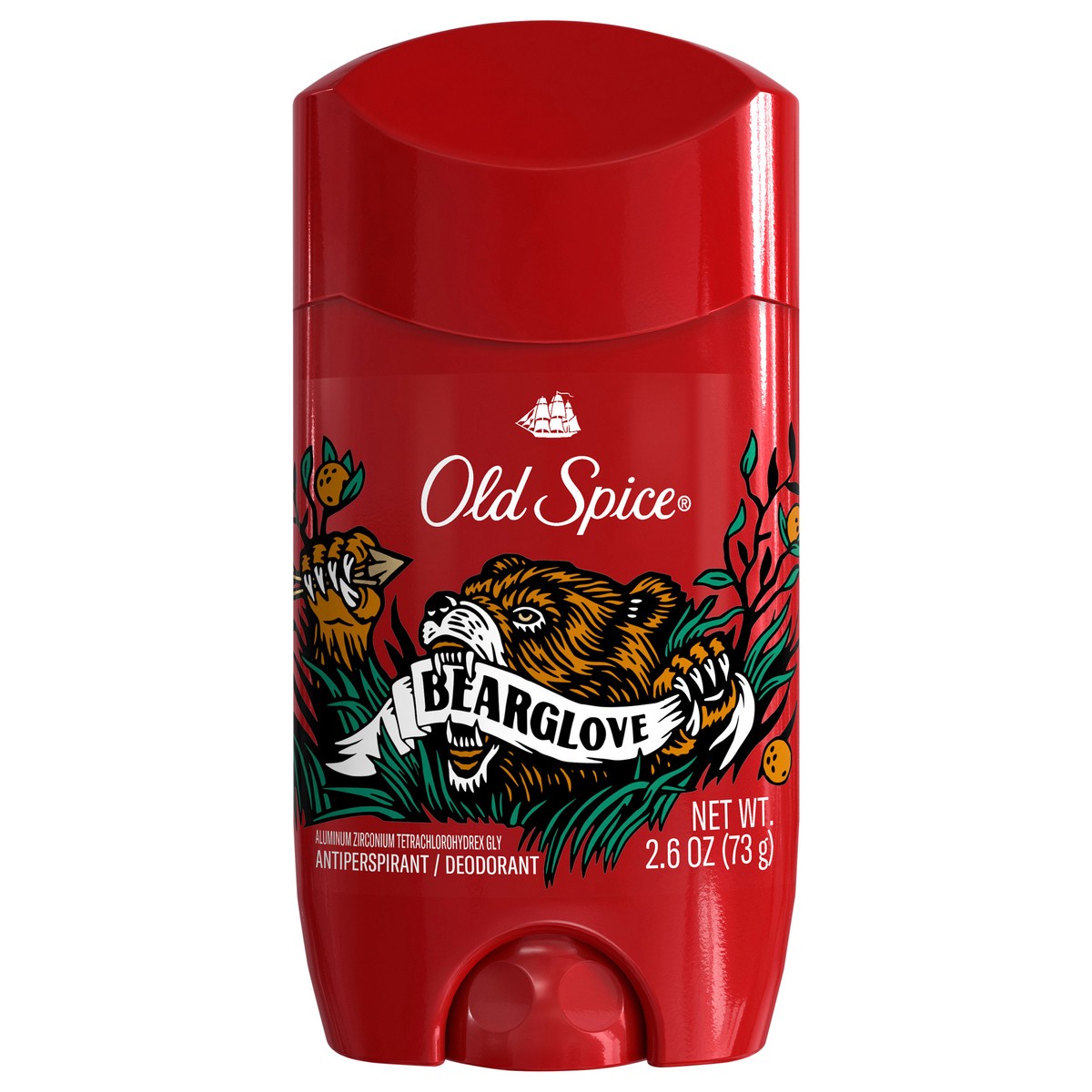 slide 1 of 3, Old Spice Anti-Perspirant Deodorant for Men, Bearglove, 2.6 oz, 2.6 oz
