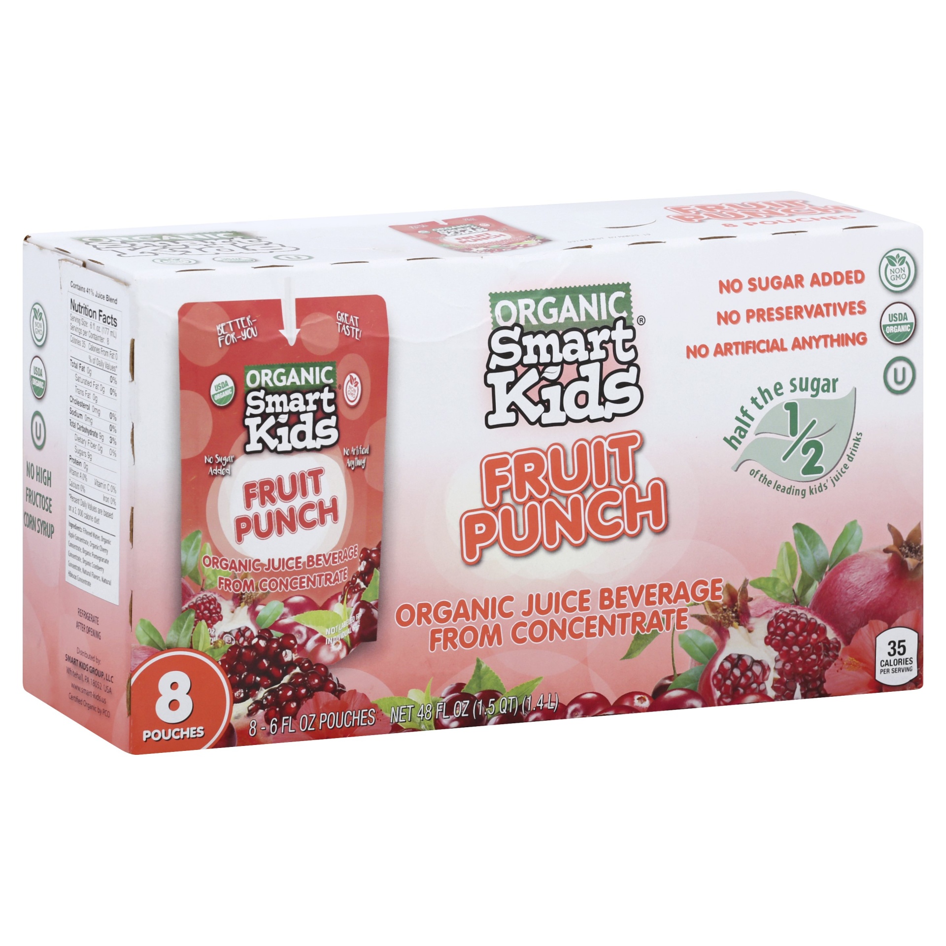 slide 1 of 1, Smart Kids Juice Beverage 8 ea, 8 ct; 6 fl oz