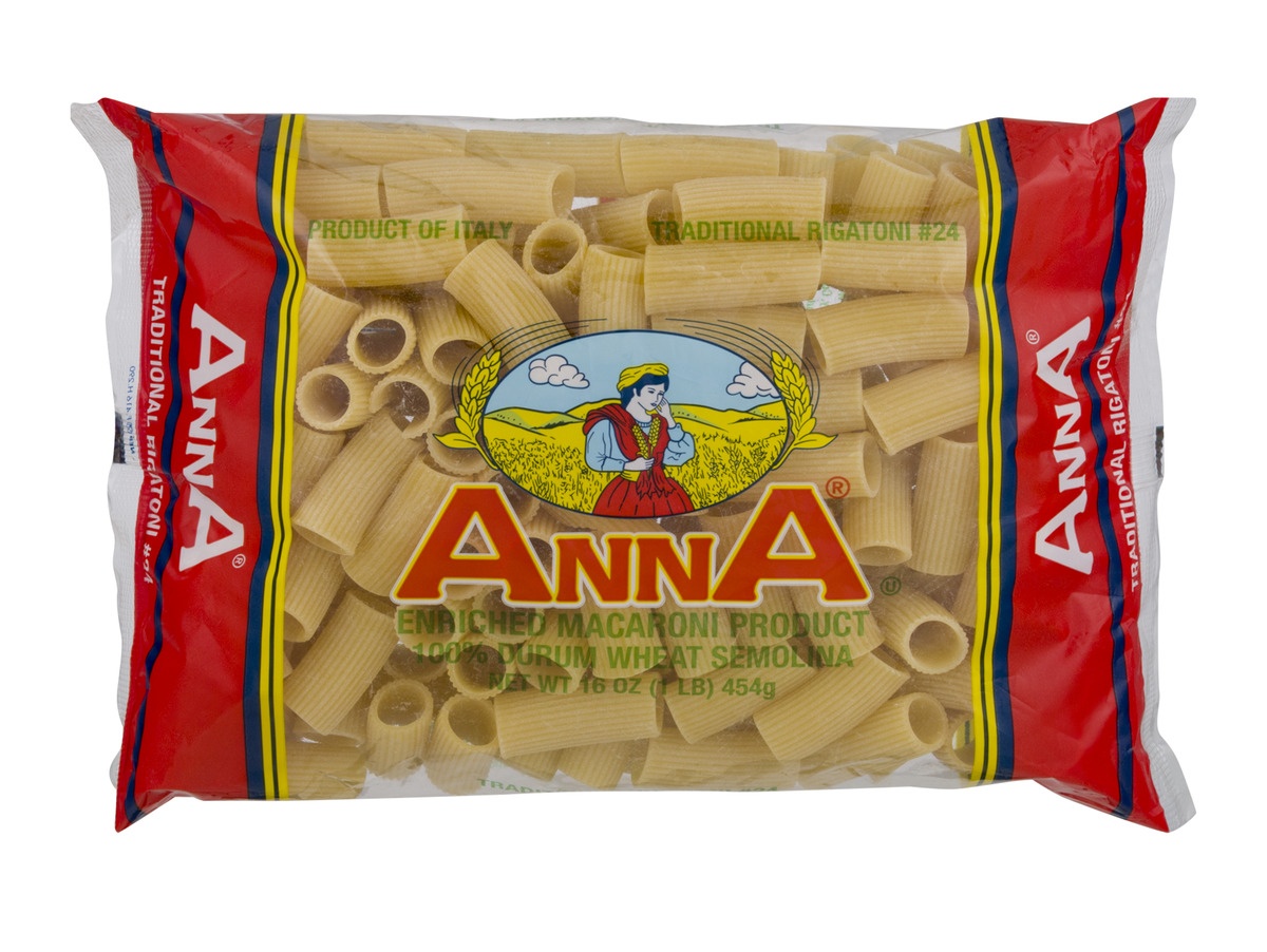 slide 1 of 1, Anna Rigatoni Pasta, 16 oz