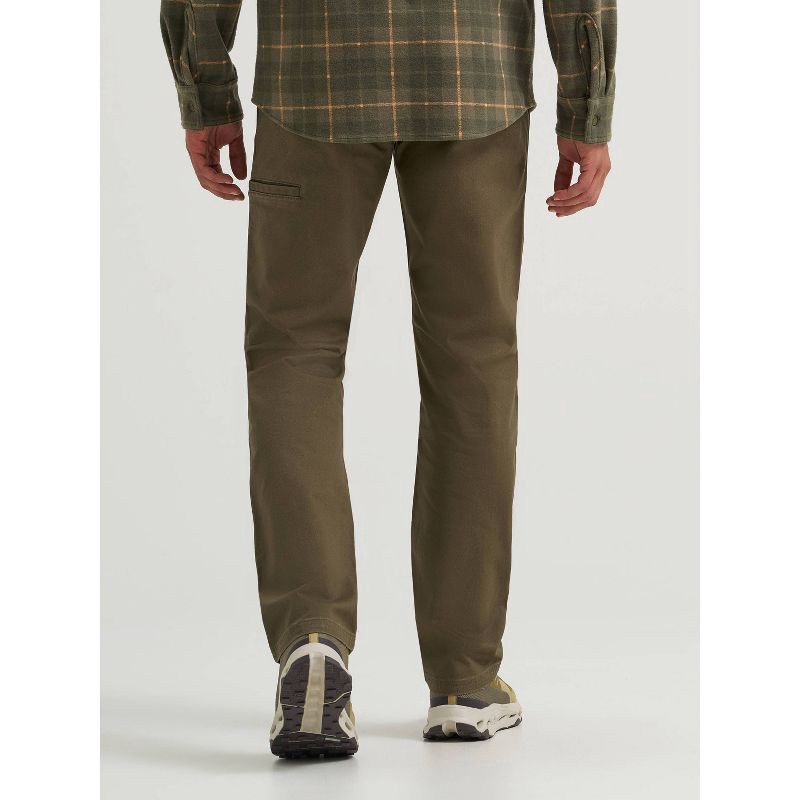 slide 3 of 8, Wrangler Men's ATG Regular Fit Straight Leg Canvas Utility Pants - Olive Green 32x32, 1 ct