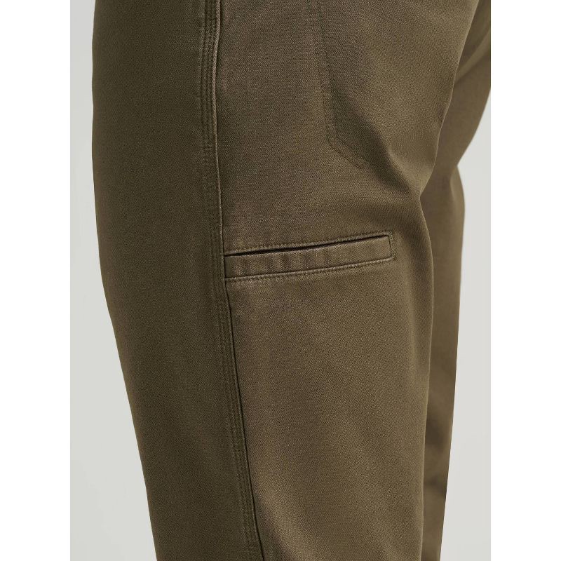 slide 5 of 8, Wrangler Men's ATG Regular Fit Straight Leg Canvas Utility Pants - Olive Green 34x30, 1 ct