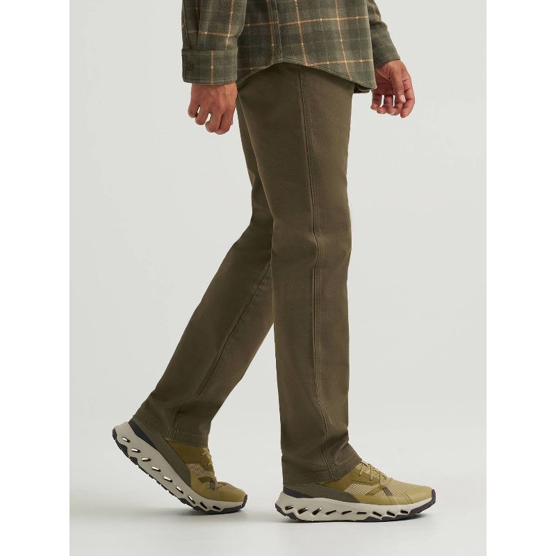 slide 2 of 8, Wrangler Men's ATG Regular Fit Straight Leg Canvas Utility Pants - Olive Green 38x30, 1 ct
