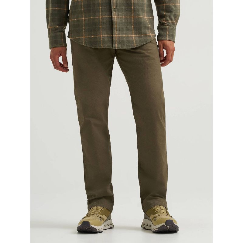 slide 1 of 8, Wrangler Men's ATG Regular Fit Straight Leg Canvas Utility Pants - Olive Green 40x30, 1 ct