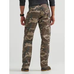 Wrangler Men's ATG Regular Fit Straight Leg Sierra Cargo Pants - Camo 30x32