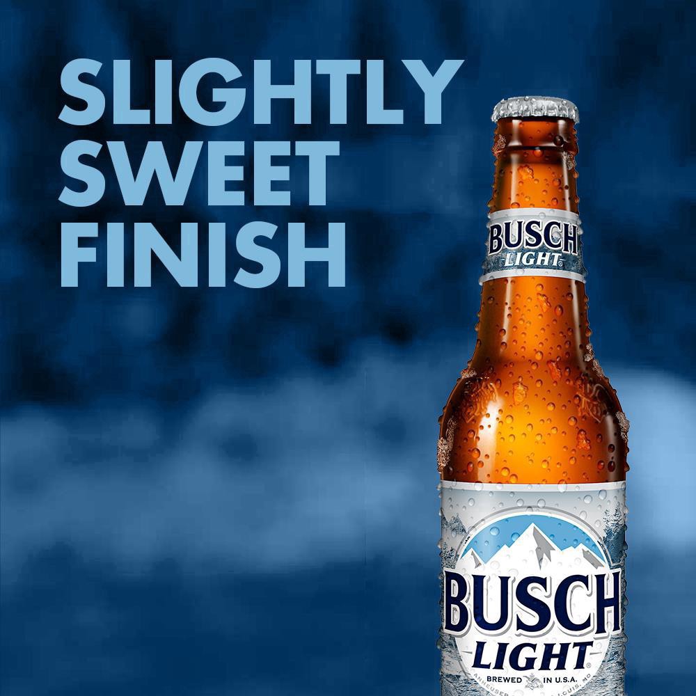 slide 10 of 23, Busch Light Beer, 18 Pack 12 fl. oz. Bottles, 18 ct; 12 fl oz