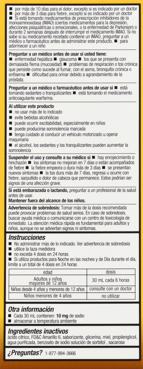 slide 5 of 12, Tukol Night Time Multi Symptom Honey Flavored Cold & Flu 4 oz, 4 oz