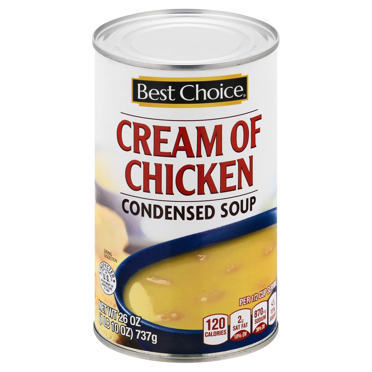 slide 1 of 1, Best Choice Cream Of Chicken Condensed Soup, 26 oz