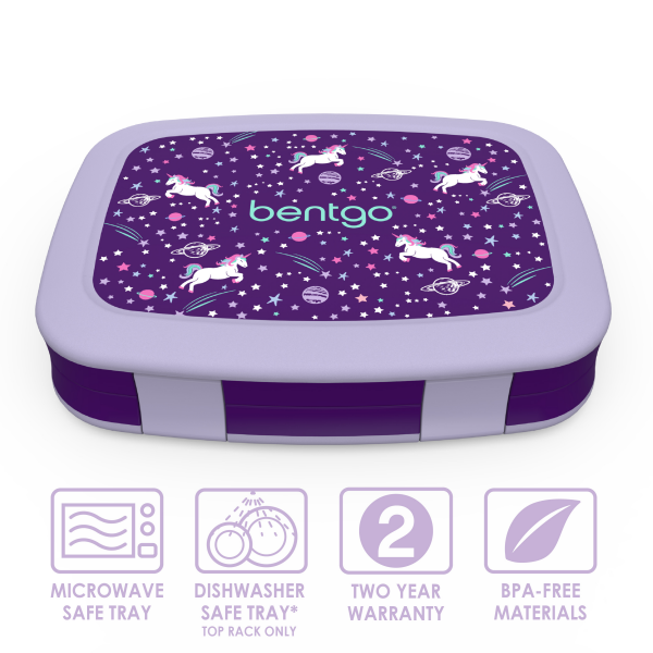 slide 27 of 27, Bentgo Kids Print Unicorn, 1 ct