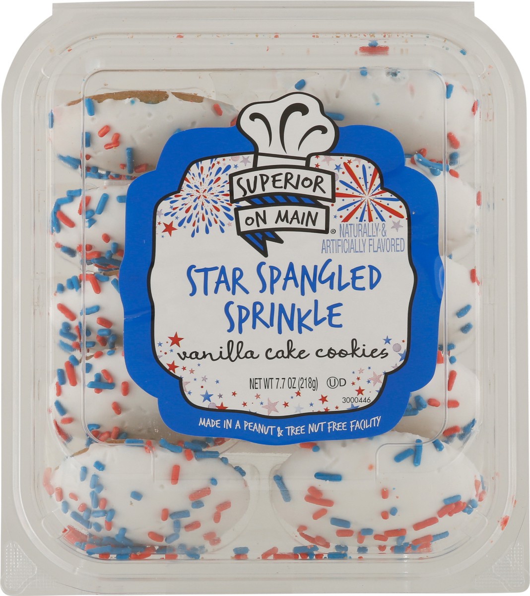 slide 11 of 12, Superior on Main Superior Vanilla Cakes Star Spangled Ckie, 10 ct