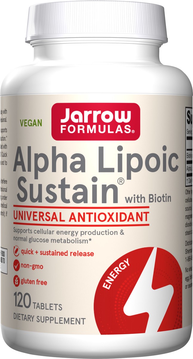slide 2 of 4, Jarrow Formulas Alpha Lipoic Sustain - Value Size 300mg, 120 ct