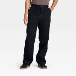 Men's Every Wear Relaxed Fit Chino Pants - Goodfellow & Co™ Black 40x30