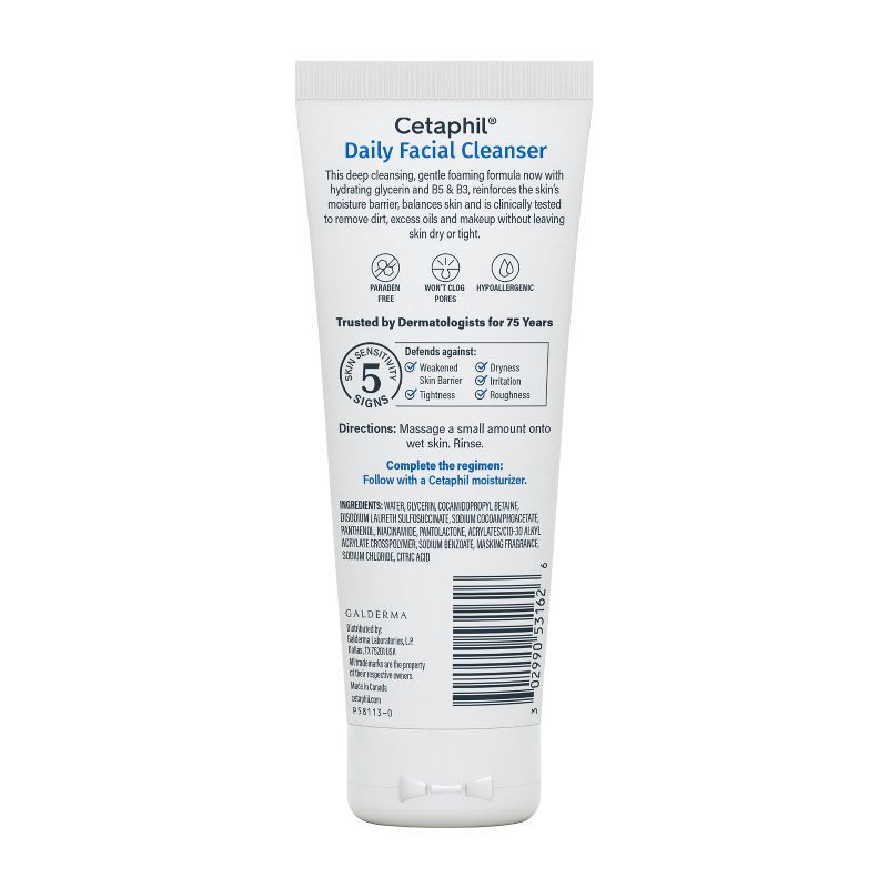 slide 2 of 13, Cetaphil Daily Facial Cleanser - Travel Size - 3.4 fl oz, 3.4 fl oz