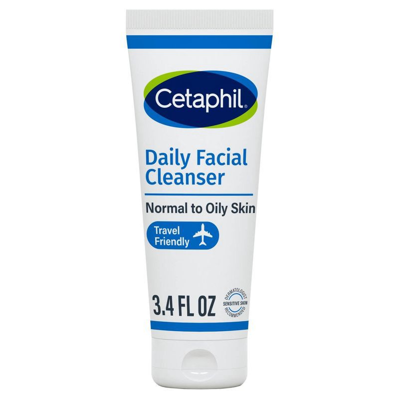 slide 11 of 13, Cetaphil Daily Facial Cleanser - Travel Size - 3.4 fl oz, 3.4 fl oz