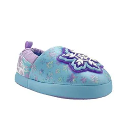 Toddler Girls' Frozen Light-Up Slippers - Blue 11T - 12T: Slip-On, Elsa & Anna Design, Closed Round Toe