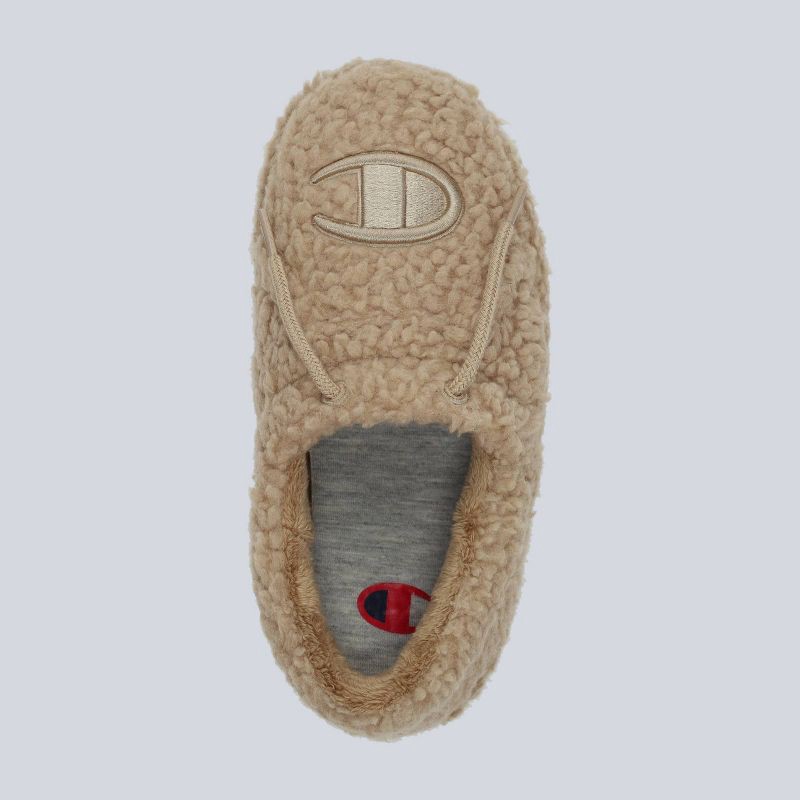 slide 3 of 4, Champion Adult University Slippers - Tan W6/M4, 1 ct